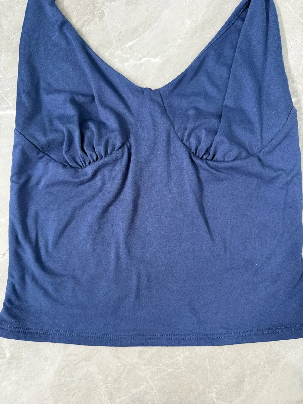 Women’s Rebellious Dreamer Halter Top Bundle Ruched Bust V-Neck Basic Medium - Picture 9 of 16